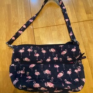 Vera Bradley flamingo print bag